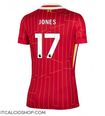 Liverpool Curtis Jones #17 Prima Maglia Femmina 2024-25 Manica Corta